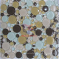 Round and Irregular Shape Mixd Tempering Crystal Mosaic (CFC313)